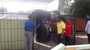 Rainwater for children ribbon cutting